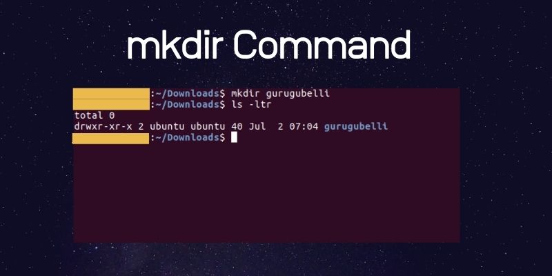 mkdir command