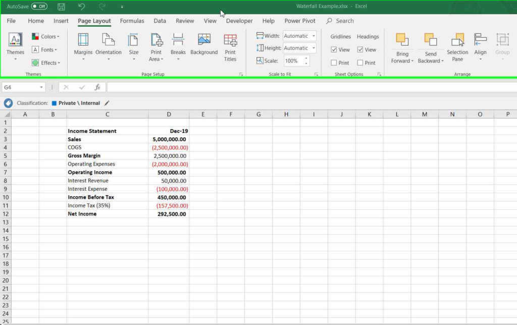  Waterfall Chart in Microsoft Excel?