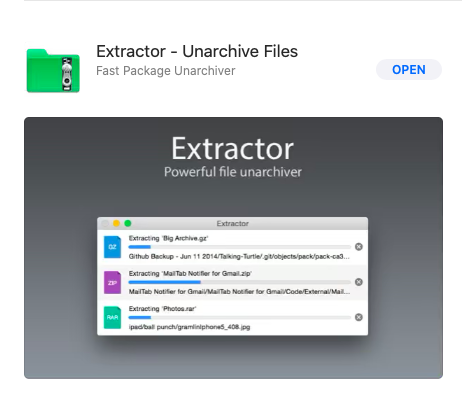 Extractor mac