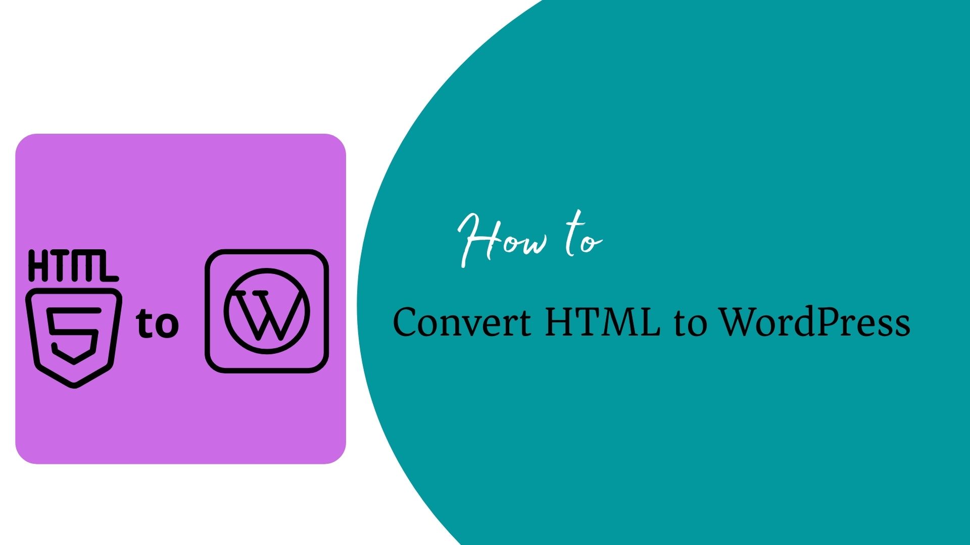 Convert HTML to WordPress