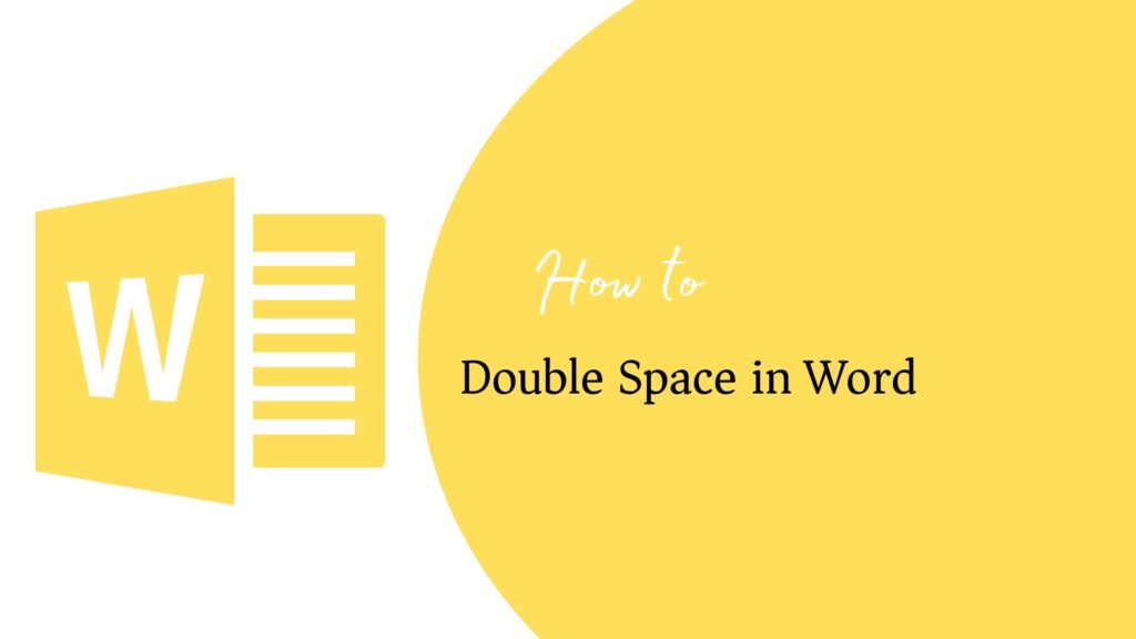 Double Space in Word