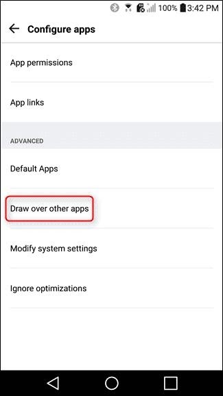 draw over others apps configure