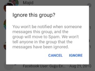 ignore group