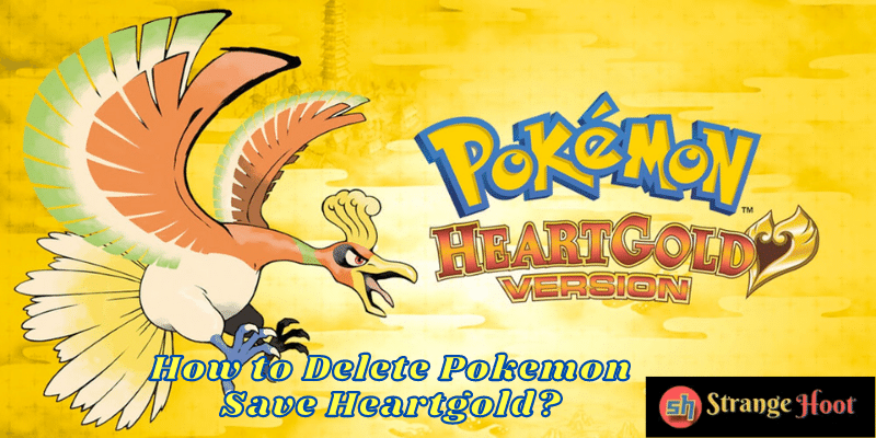 How to Delete Pokemon Save Heartgold?