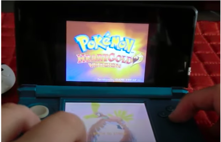 Select Pokemon HeartGold to start the game.
