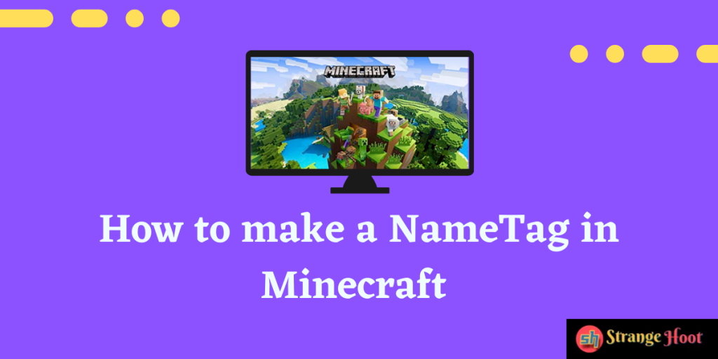 How to make a NameTag in Minecraft