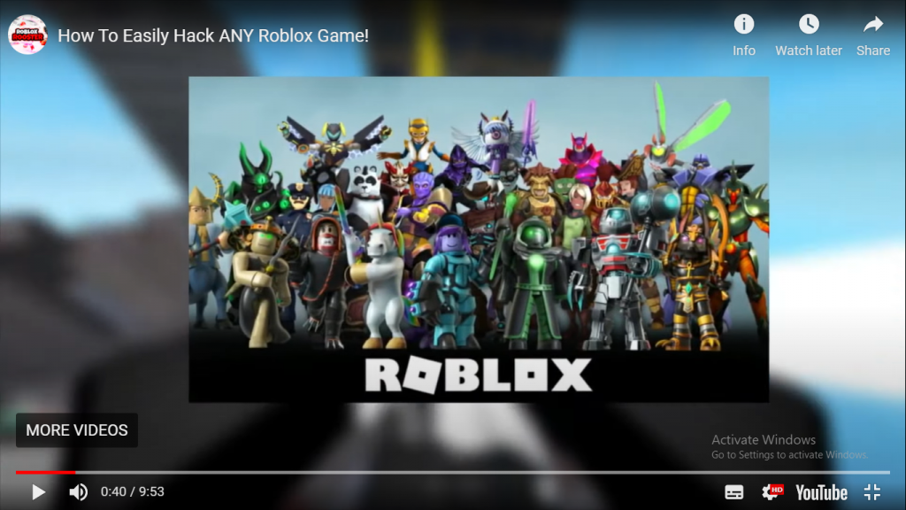 How to hack Roblox games