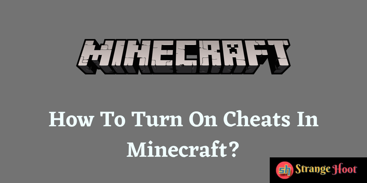 How To Turn On Cheats In Minecraft