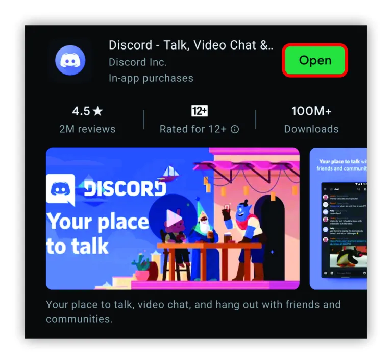 Install discord for Android