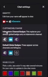 Twitch color options