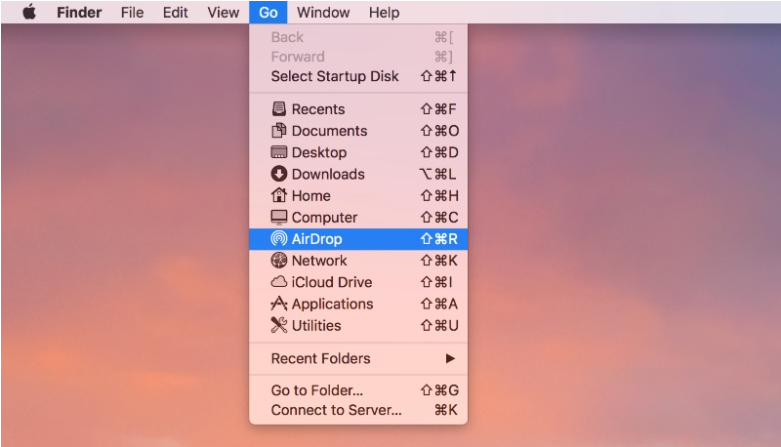 enable AirDrop on Mac